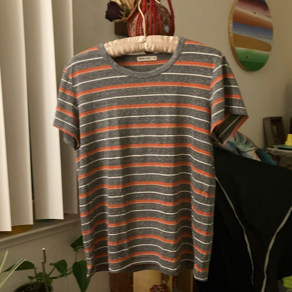 Marine Layer Crew Neck Striped Tee